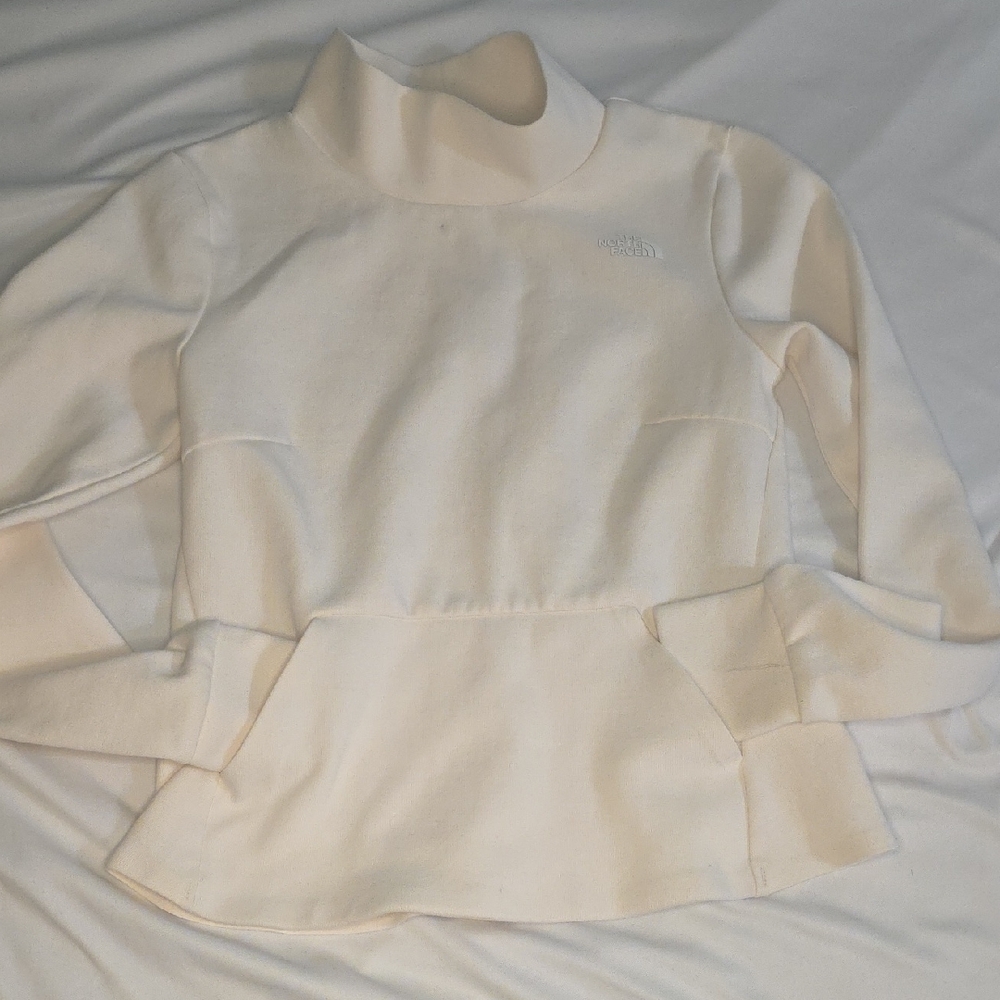 The North Face Women's Cream Cowl Neck Sweater